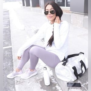 90 Degree By Reflex High Waist Power Flex Tummy Control Leggings LILAC